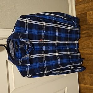 Men's Polo Flannel Size Large